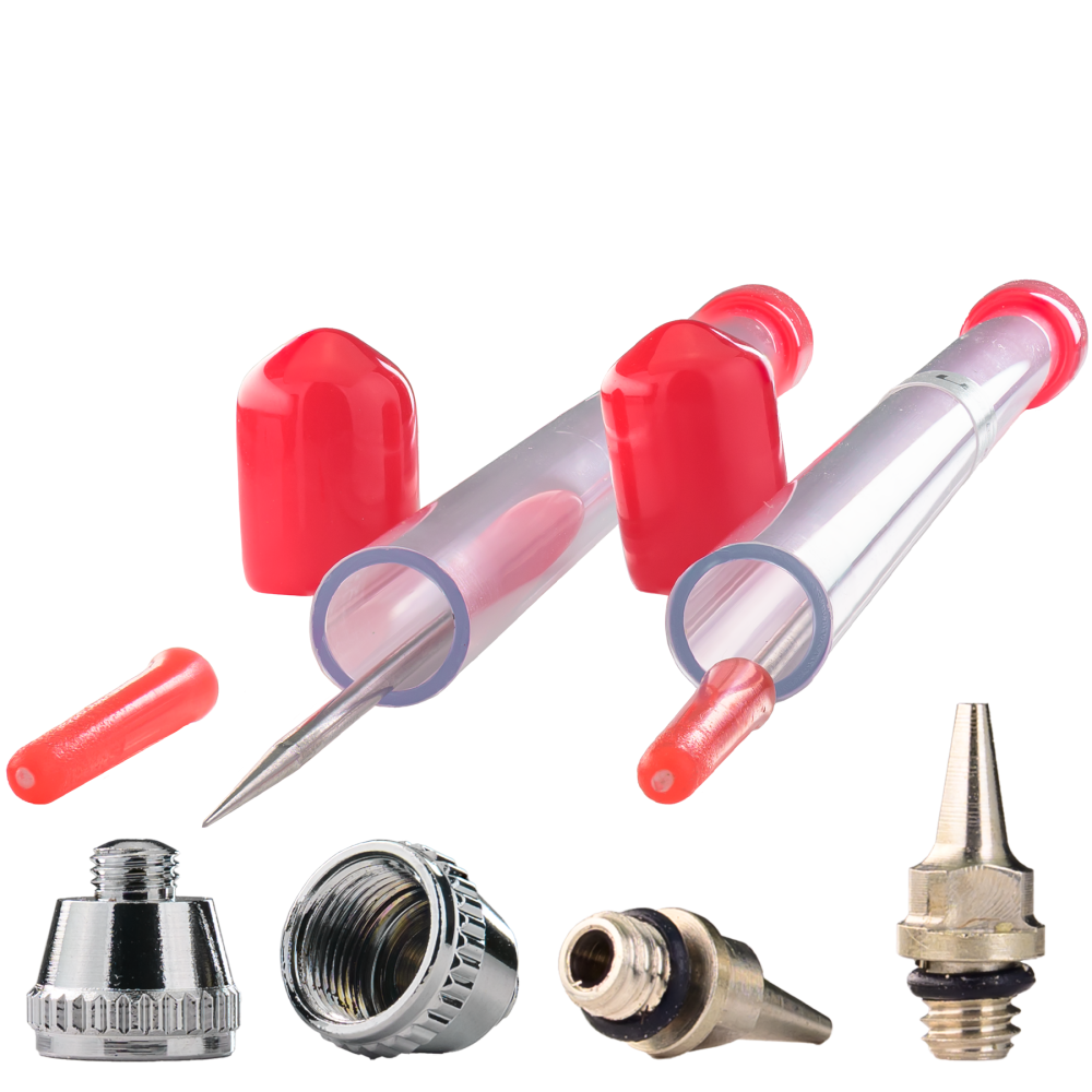 Airbrush Standard Needle Nozzle Nozzle Cap Airbrush Standard Needle Nozzle Nozzle Cap