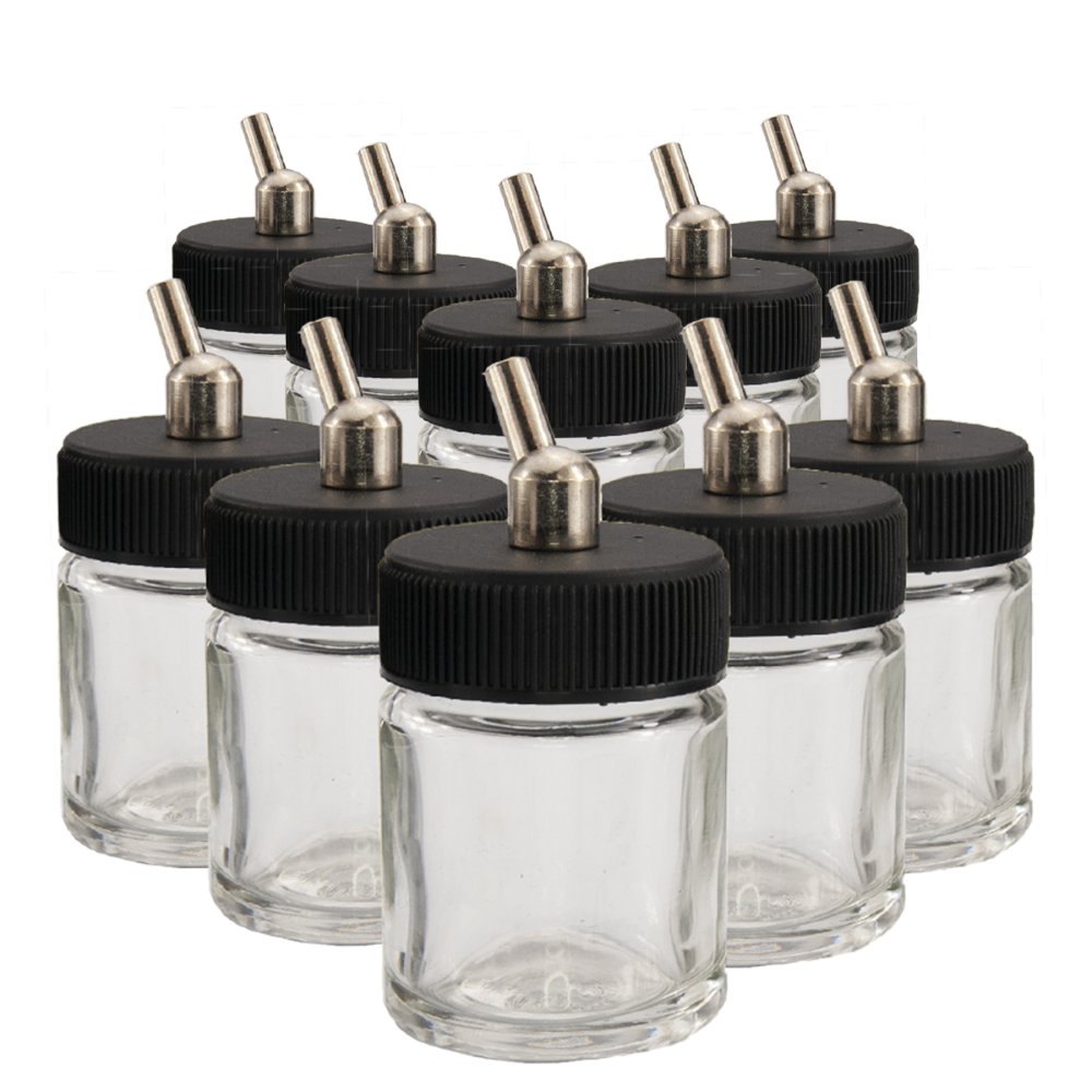 Airbrush Push Fit Jars