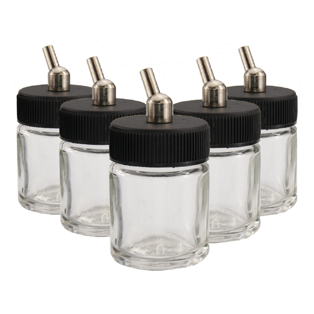Airbrush Push Fit Jars