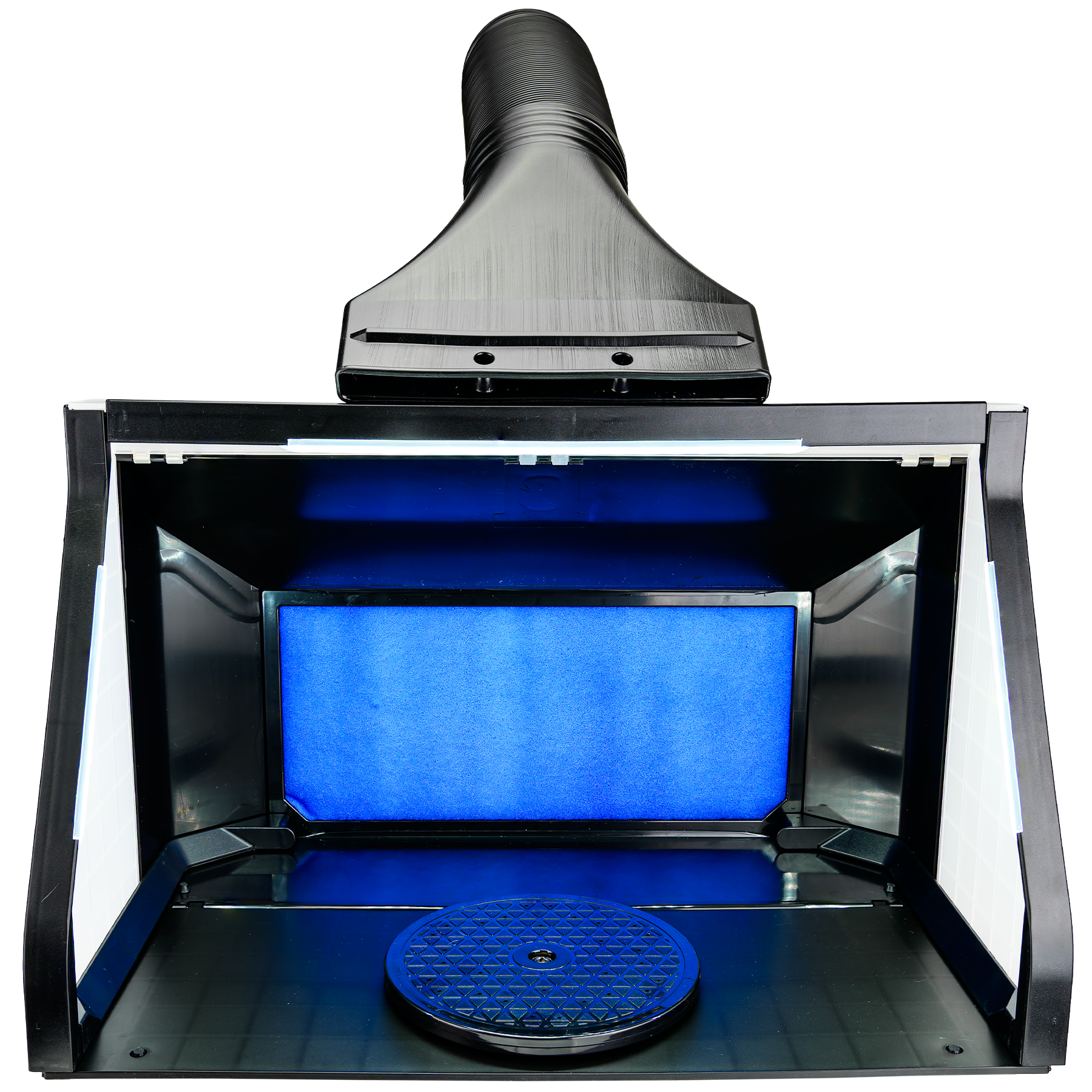 Airbrush Spray Booth Dual Fans LED Lights