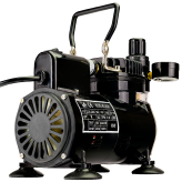 Airbrush Compressor On Demand With Electric Cooling Fan, Air Pressure Regulator, Air Filter and Water Trap