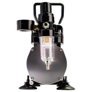 Airbrush Compressor On Demand With Electric Cooling Fan, Air Pressure Regulator, Air Filter and Water Trap