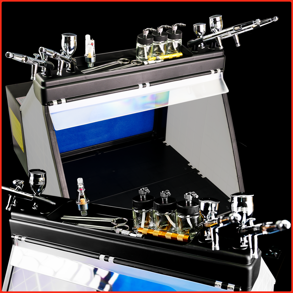 AIrbrush-Spray-Booth-Accessories-Shelf-With-4-Airbrush-Holders-for-Airbrushing AIrbrush-Spray-Booth-Accessories-Shelf-With-4-Airbrush-Holders-for-Airbrushing