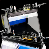 AIrbrush-Spray-Booth-Accessories-Shelf-With-4-Airbrush-Holders-for-Airbrushing
