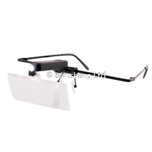 Head Worn Magnification With LED Light