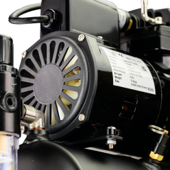 Airbrush Compressor With Air Tank, Electric Cooling Fan, Air Pressure Regulator, Air Filter and Water Trap