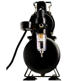 Airbrush Compressor With Air Tank, Electric Cooling Fan, Air Pressure Regulator, Air Filter and Water Trap