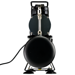 Airbrush Compressor With Air Tank, Electric Cooling Fan, 2 Power Positions, Air Pressure Regulator, Air Filter and Water Trap