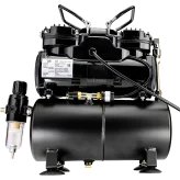 Airbrush Compressor With Tank Twin Pistons BARTSHARP Airbrush AC04
