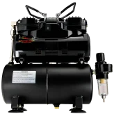 Airbrush Compressor With Tank Twin Pistons BARTSHARP Airbrush AC04