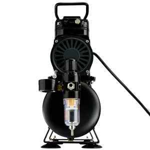 Airbrush Compressor With Tank Twin Pistons BARTSHARP Airbrush AC04