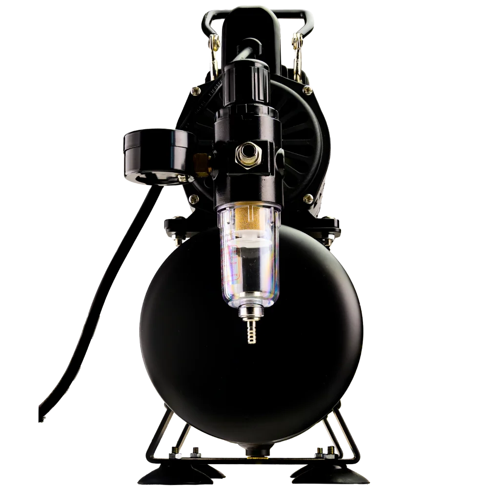 Airbrush Compressor BARTSHARP AIrbrush AC02 2 Airbrush Compressor With Tank BARTSHARP Airbrush AC02